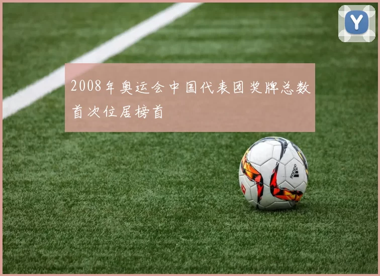 2008年奥运会中国代表团奖牌总数首次位居榜首