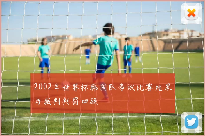 2002年世界杯韩国队争议比赛结果与裁判判罚回顾
